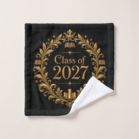Klas van 2027 bad handdoek (Wasdoekje)