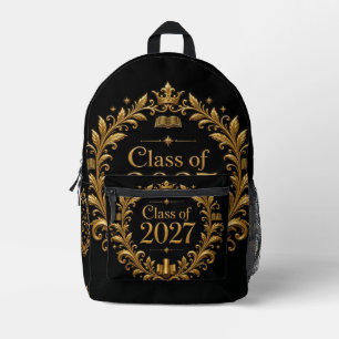 Klas van 2027 bedrukte rugzak