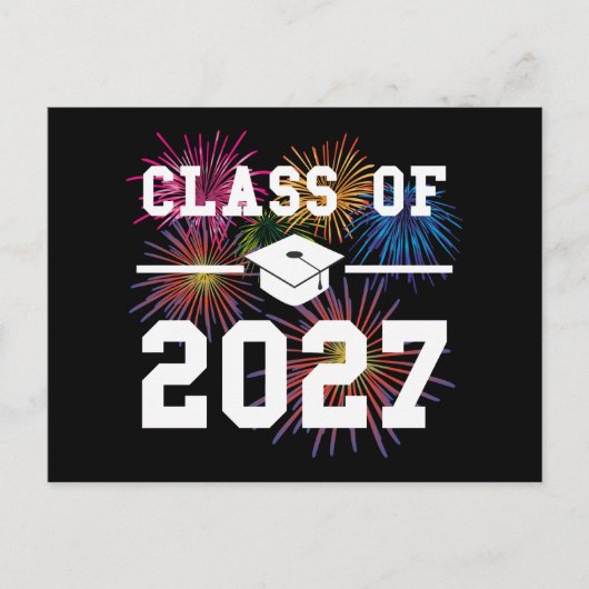 Klas van 2027 eindexamenjaar briefkaart (Voorkant)