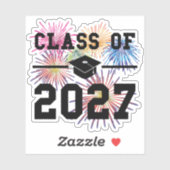 Klas van 2027 eindexamenjaar sticker (Vel)