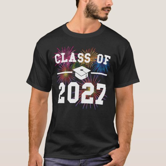 Klas van 2027 eindexamenjaar t-shirt (Voorkant)