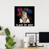 Klas van 2027 kattenliefhebber poster (Thuiskantoor)