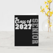 Klas van 2027 senior 2027 terug naar school afstud kaart (Gele Bloem)