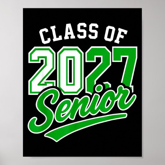 Klas van 2027 senior 2027 terug naar school poster (Voorkant)