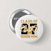 Klas van 2027 Senior Cheer Moeder Knop Ronde Button 5,7 Cm (Voorkant /achterkant)