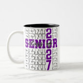 Klas van 2027 Senior Tweekleurige Mok (Links)