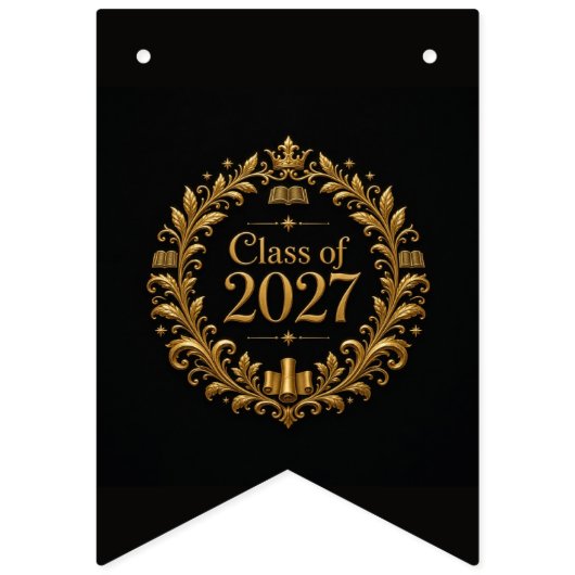 Klas van 2027 vlaggetjes (Eerste vlag)