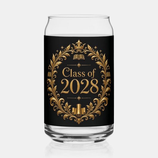 Klas van 2028 blikvorm glas (Voorkant)