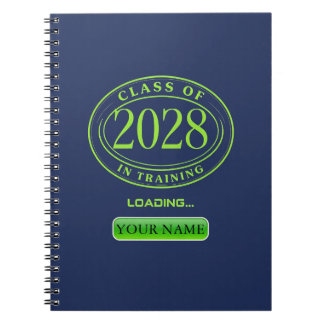 Klas van 2028 in opleiding notitieboek