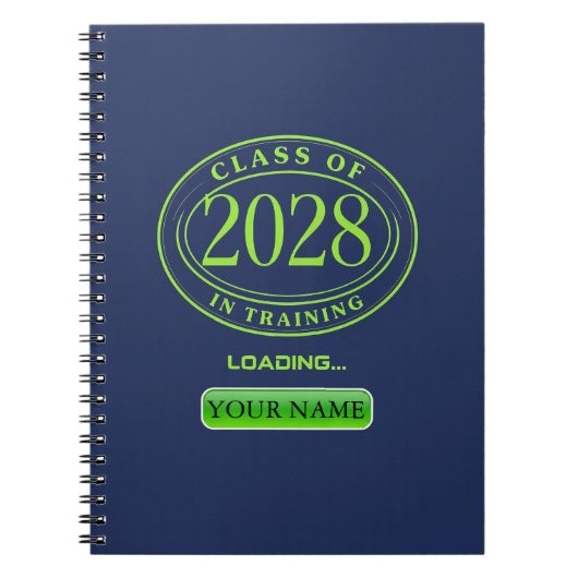 Klas van 2028 in opleiding notitieboek (Voorkant)
