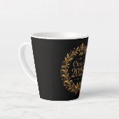 Klas van 2028 latte mok (Linkerhoek)