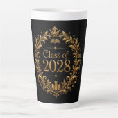 Klas van 2028 latte mok (Voorkant)