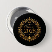 Klas van 2028 ronde button 7,6 cm (Voorkant /achterkant)
