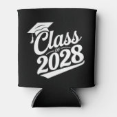 Klas van 2028 Trots Afgestudeerde Afstuderen Blikjeskoeler (Voorkant)