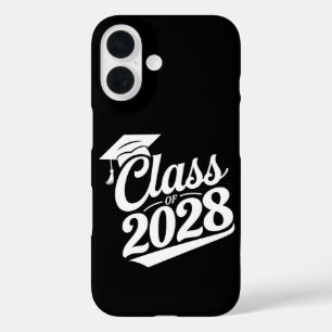 Klas van 2028 Trots Afgestudeerde Afstuderen iPhone 16 Hoesje