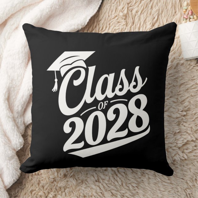 Klas van 2028 Trots Afgestudeerde Afstuderen Kussen (Deken)
