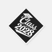 Klas van 2028 Trots Afgestudeerde Afstuderen Servet (Hoek)