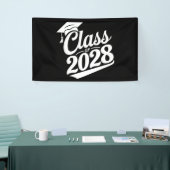 Klas van 2028 Trots Afgestudeerde Afstuderen Spandoek (Beurs)