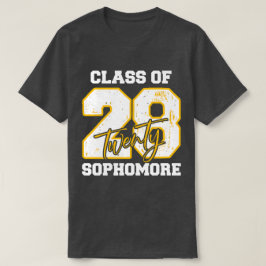 Klas van 2028 tweedejaars middelbare school terug  t-shirt