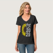 Klas van 2029 Afstudeerders Middelbare School Sunf T-shirt (Voorkant volledig)