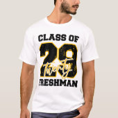 Klas van 2029 eerstejaars middelbare school terug t-shirt (Voorkant)