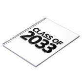 Klas van 2033 notitieboek (Linkerzijde)
