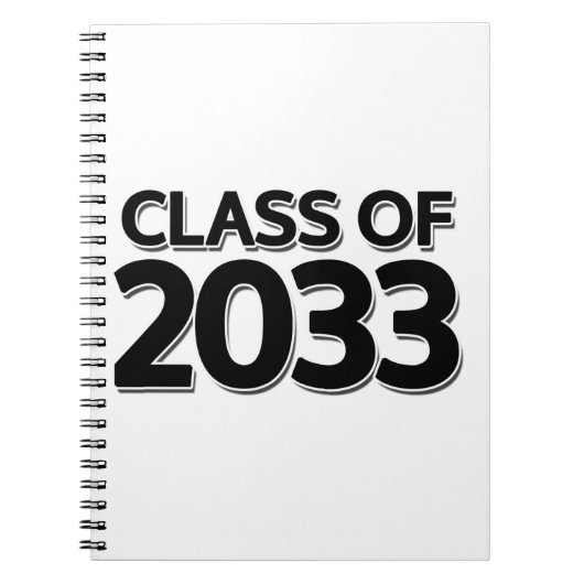 Klas van 2033 notitieboek (Voorkant)