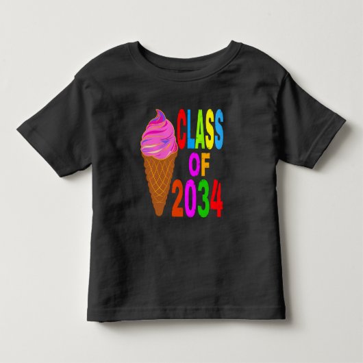 klas van 2034 kinder shirts (Voorkant)