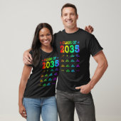 Klas Van 2035 Afstuderen Eerste Dag Van School Gro T-shirt (Unisex)