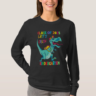 Klas van 2035 Laten we de kleuterschool jongen sch T-shirt