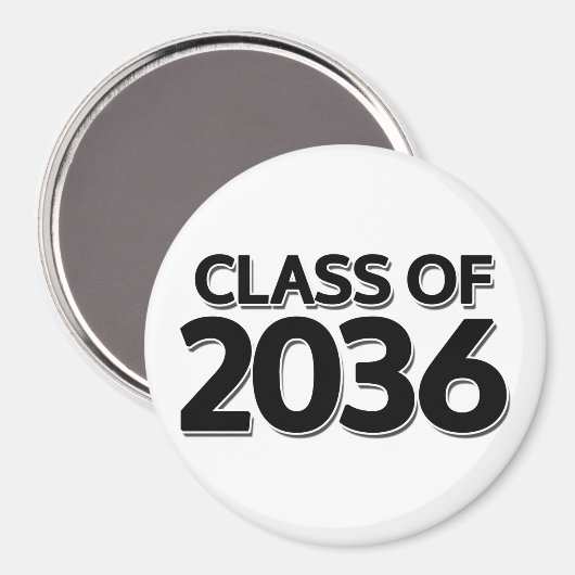 Klas van 2036 magneet (Voorkant / Achterkant)