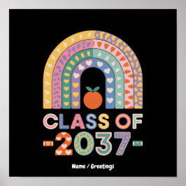 Klas van 2037 cadeaus van de kleuterschool tot afs poster