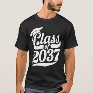 Klas van 2037 Groei Met Me Trots Afgestudeerde T-shirt