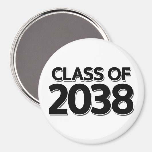 Klas van 2038 magneet (Voorkant / Achterkant)