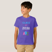 Klas van 2038 met abc t-shirt (Voorkant volledig)
