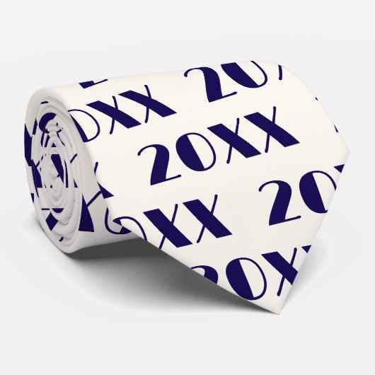 Klas van 20XX afstuderen Stropdas (Opgerold)
