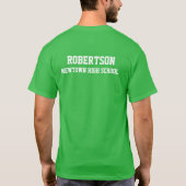 Klas van 20XX middelbare school - Persoonlijk T-sh T-shirt (Achterkant)