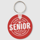 Klas van afgestudeerde gepersonaliseerde afstudere sleutelhanger (Voorkant)