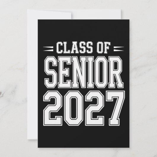 Klas van afgestudeerden 2027 Afstudeerfeest Trots Kaart (Voorkant)