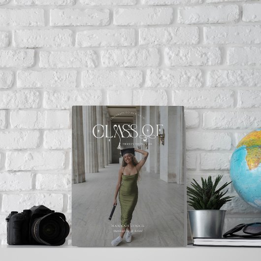 Klas van | Afstudeerherinnering Foto Plaquette Fotoplaat