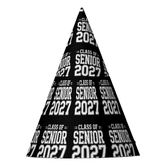 Klas van afstudeerjaar 2027 afstuderende trots afg feesthoedjes (Voorkant)