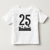 Klas van de kleuterschool afstuderen kinder shirts (Voorkant)