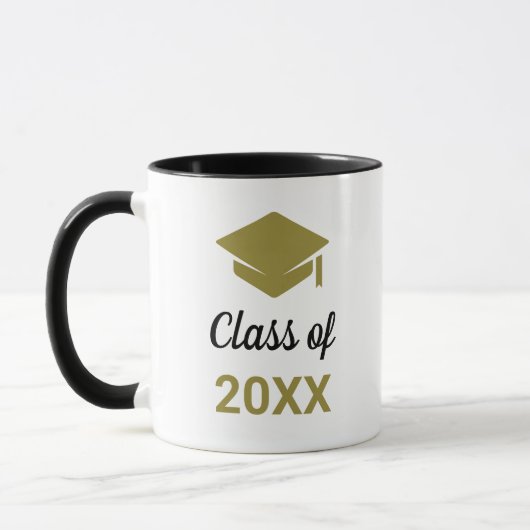 Klas van elk jaar Gefeliciteerd Afstudeerder Afstu Mok (Links)