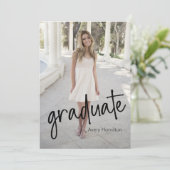 Klas van Graduate Script Card 5 foto's Kaart (Staand voorkant)