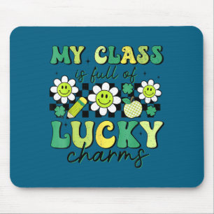 Klas zit vol met geluksbrengers St. Patrick's Day Muismat