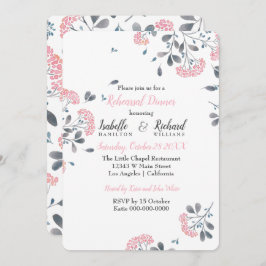 Klasachtige roze waterverf kaart