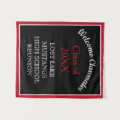 Klasgenoten! Uw Reünie Welkomst Tapijt Wandkleed (Voorkant (horizontaal))