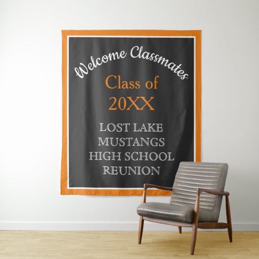 Klasgenoten! Uw Reünie Welkomst Tapijt Wandkleed (In situ)
