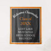 Klasgenoten! Uw Reünie Welkomst Tapijt Wandkleed (Voorkant)