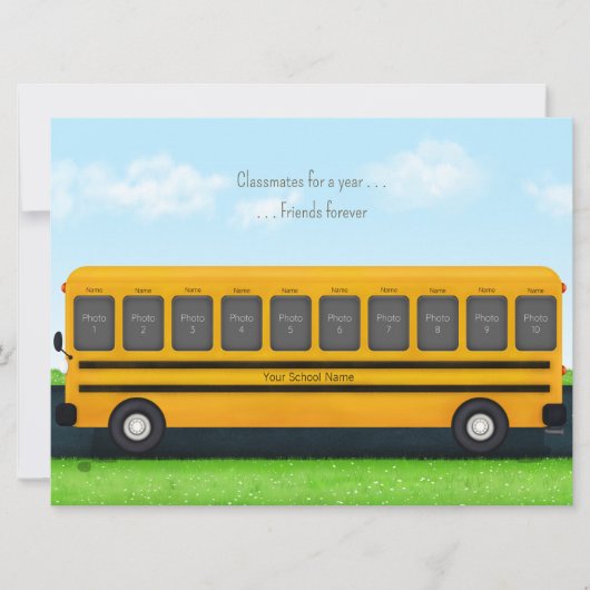 Klasgenoten & Vrienden Gele schoolbus 10 foto's (Voorkant)